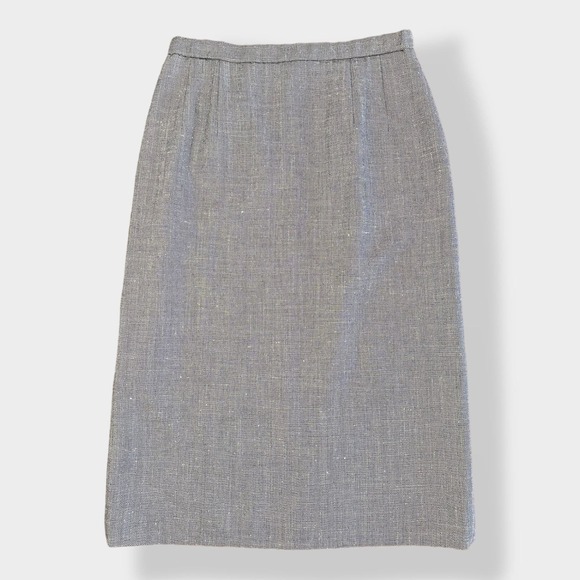Pendleton Wool Silk‎ blend Tweed Pencil Skirt size 8 - Picture 1 of 7